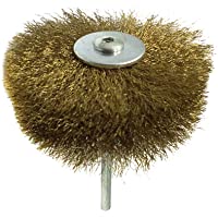 iplusmile Rueda de alambre para taladro – 90 mm cepillo de rueda de alambre – cepillo de rueda para desbarbar limpieza…